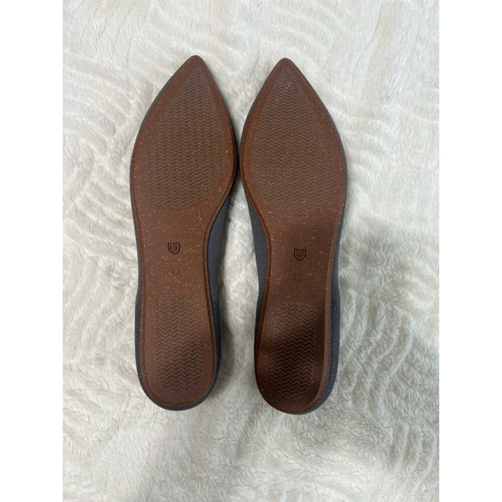 Rothy’s The Point Pebble Grey Flats NIB Size 12 - Picture 9 of 10